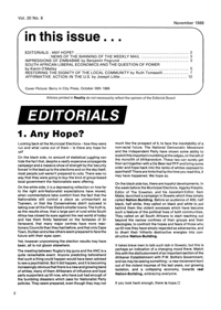 Editorial: Any Hope?