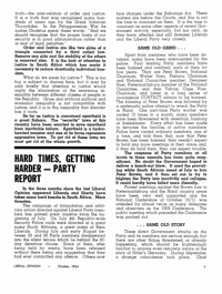Hard Times, Getting Harder - Party Report