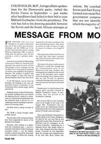 Message from Moscow