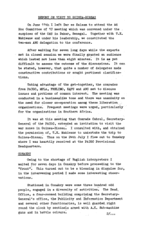 Report on visit to Guinea-Bissau