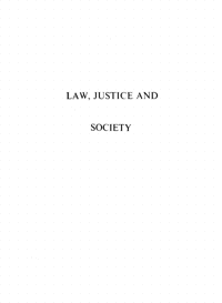 
SPRO-CAS Occasional Publication Number 9: Law, justice and society
