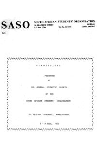 Commissions presented at 3rd General Students
