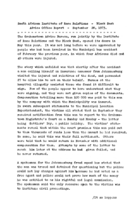 
South African Institute of Race Relations: Black Sash Advice Office Report 1973
