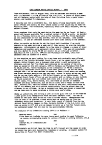 East London Advice Office Report 1974