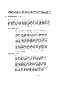 
Comments on the financial allegations contained in the 4th interim report of the Schlebusch/le Grange Commission
