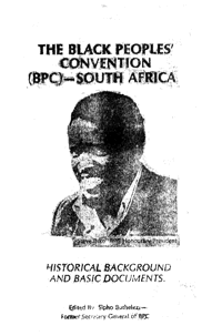 The Black Peoples Convention (BPC) -  South 