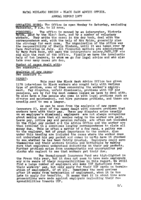 
Natal Midlands Region Black Sash Advice Office Annual Report 1977
