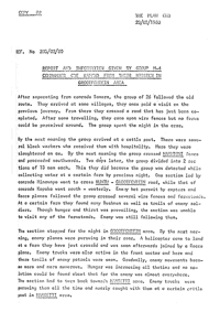 
Report issued by Groups J-11 and D-10 from their mission down South
