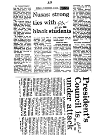 Report of NUSAS President