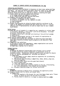 
Summary of Congress reports and recommendations for 1981 
