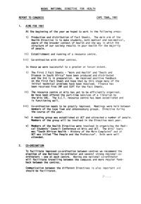 
NUSAS National Directive for health: report to Congress, Cape Town, 1981
