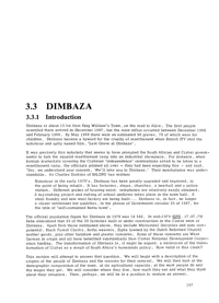 Dimbaza resettlement area