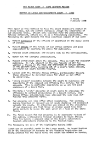 
Report on Langa Commissioners Court: Presented by Cape Western Region to the Black Sash National Conference 1983
