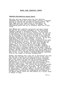 
Removals Sub-Committee Annual Report: Presented at the Black Sash National Conference 1984
