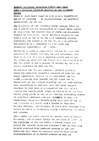 General political situation East Rand Report