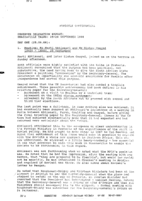 
Observer Delegation Report: Brazzaville Talks, 25-28 September 1988
