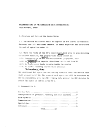 
Recommendations of PMC Commission on FA restructuring
