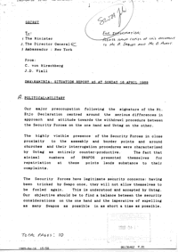 
SWA/Namibia: situation report as at Sunday, 16 April 1989
