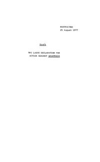 Lagos Declaration against apartheid
