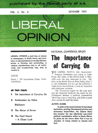 Liberal Opinion Vol. 2 No. 4 Sep 1963