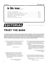 Editorial: Trust the Bank
