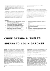 
Chief Gatsha Buthelezi Speaks to Colin Gardner
