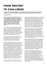 From Protest to Challenge