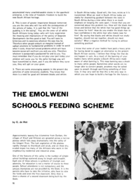 The Emolweni Schools Feeding Scheme