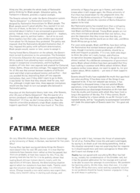 Editorial: Fatima Meer