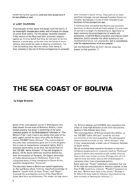 The Sea Coast of Bolivia