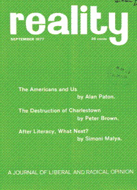 Reality Vol. 9 No. 4 Sep 1977