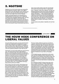 Editorial: Ngotshe