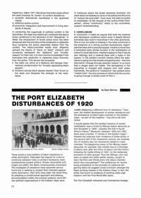 The Port Elizabeth Disturbances of 1920