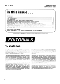 Editorial: Violence