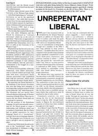 Unrepentant Liberal