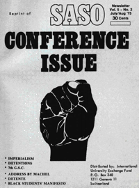 SASO Newsletter July 1975