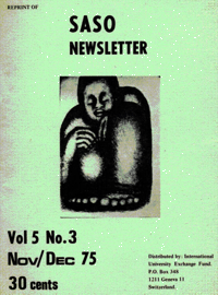 SASO Newsletter November 1975
