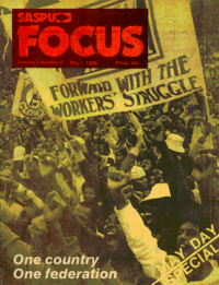 SASPU Focus Volume 5 Number 1 May 1986