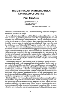 The Mistrial of Winnie Mandela: a problem of justice