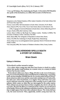
Welverdiend spells death: a story of overkill
