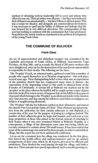 The commune of Bulhoek