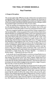 The Trial of Winnie Mandela
