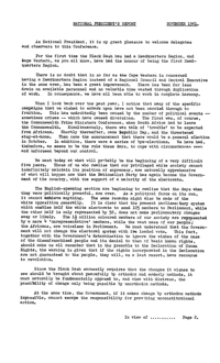 National Presidents report at the Black Sash
