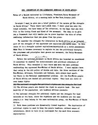 
Our conception of the Liberatory Struggle in South Africa
