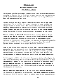 
Opening Address presented at the Black Sash National Conference held at Johannesburg, 1984
