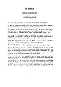 
Presidential Address to the Black Sash National Conference held at Port Elizabeth, 1985
