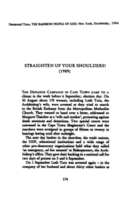 Straighten up your shoulders!