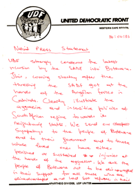National press statement