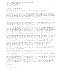 
Statement by Mr D J Louis Nel, Deputy Minister of Information
