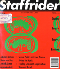 Staffrider Vol.10 No.1 1992